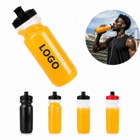 20 oz BPA-Free Squeeze Sports Water Bottle Leak-Proof