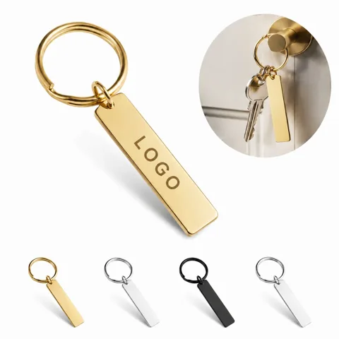 Customizable Stainless Steel Key Chain Durable