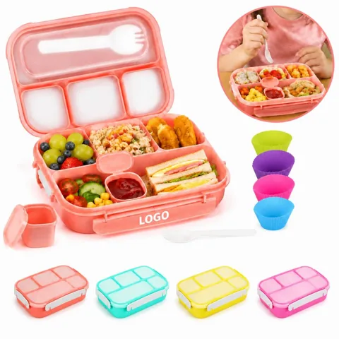 1300ml Bento Lunch Box Set with Compartments for Adults
