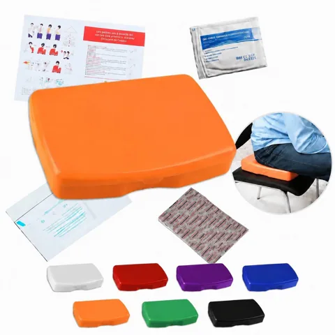 Compact Plastic First Aid Kit - 16 Piece, Portable 2