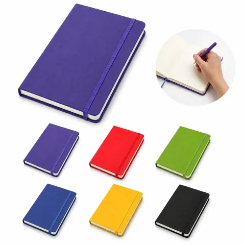 A5 College Notebook 160 Pages, Strap Closure, Portable 2