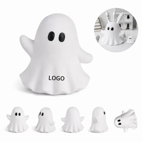 Cute Squishy Ghost Stress Ball Toy for Anxiety Relief