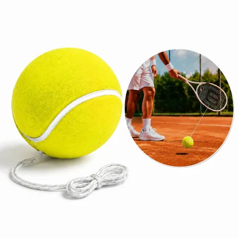 Elastic Cord Training Tennis Ball with Reinforced Felt for Everyday Use 2