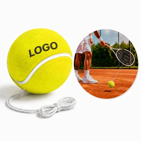 Elastic Cord Training Tennis Ball with Reinforced Felt for Everyday Use