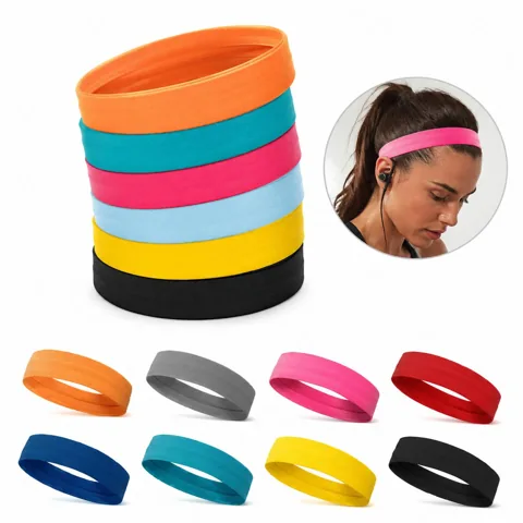 Moisture-Wicking Sports Headband for Sweat Control 2