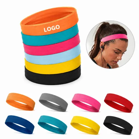 Moisture-Wicking Sports Headband for Sweat Control