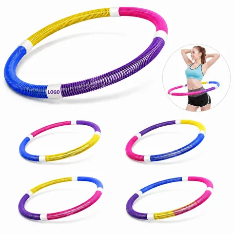 Multifunctional Spring Exercise Hoop for Waist Workout &