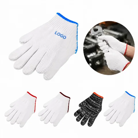 Breathable Cotton Work Gloves for General Hand Protection