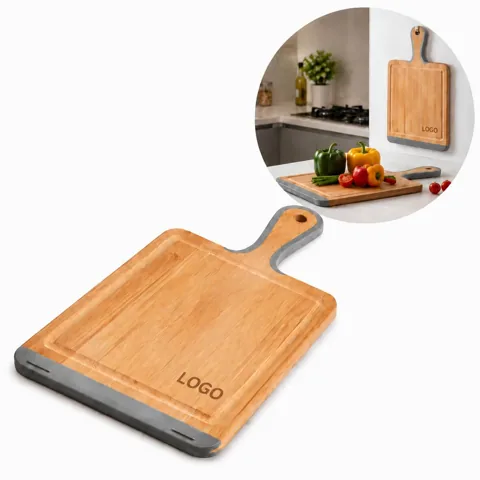 Eco-Friendly Double-Sided Bamboo Cutting Board for Kitchen