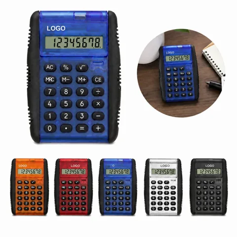 Flip Cover Calculator Portable Mini Keypad Protector for Everyday Use