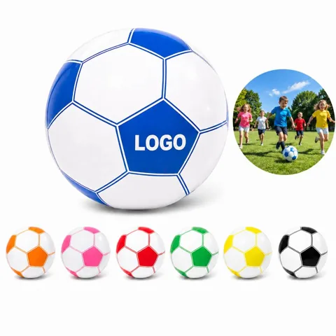 Durable Inflatable Soccer Beach Ball for Outdoor Fun