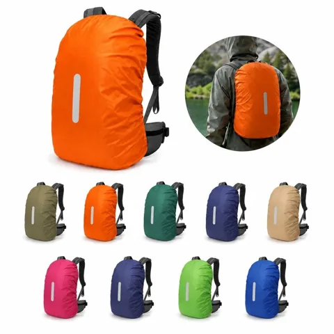 Reflective Waterproof Backpack Rain Cover with Adjustable 2