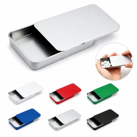 Child-Resistant Slide Tin for Tea, Spices & Small Item 2