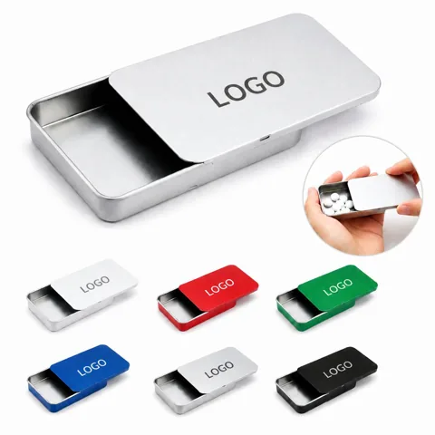 Child-Resistant Slide Tin for Tea, Spices & Small Item