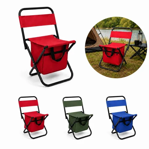 Folding Camping Chair with Storage Bag Drawstring for Everyday Use 2