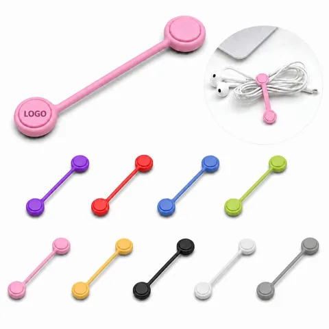 Silicone Magnetic Cable Clips Cord Organizer for Everyday Use