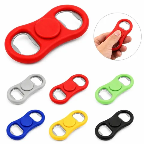 Fidget Bottle Opener Spinner - Durable Compact Keychain Tool 2