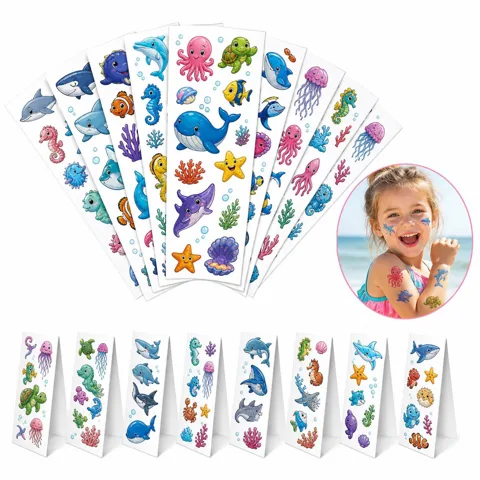 5000 PCS Ocean Animal Temporary Tattoos for Kids, 2