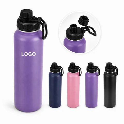 12 oz Wide Mouth Leak Proof Water Bottle for Travel & Gym