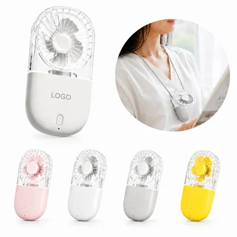 Rechargeable Folding Mini Fan with Adjustable Speeds