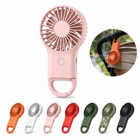Rechargeable Portable Mini Fan with 7-Color Light and More 2