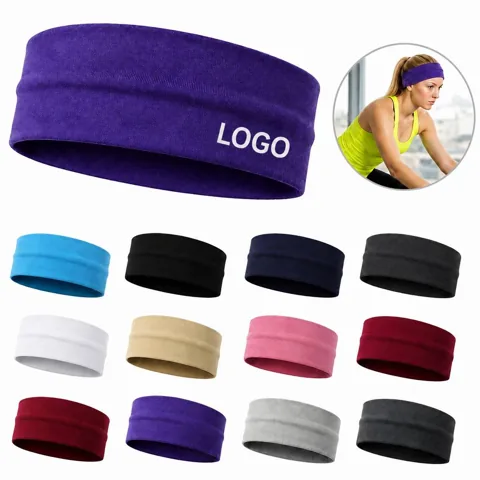 Moisture-Wicking Non-Slip Stretch Sports Headbands for Everyday Use