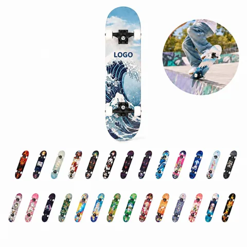 Custom Maple Cruiser Skateboard with Customizable Graphic