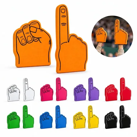 Giant Victory Foam Glove Cheering Hand Gesture for Events 2