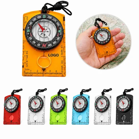Scout Navigation Compass with Rotating Bezel for Hiking and More