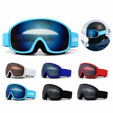 UV400 Anti-Fog Ski Goggle for Snowboarding