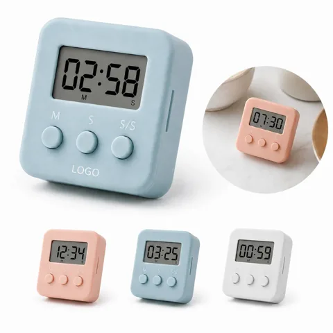 Compact LCD Mini Timer with Digital Display and Alarm for Everyday Use