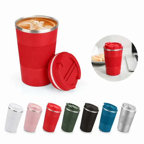 12 oz Insulated Travel Mug with Leak-Resistant Lid 2