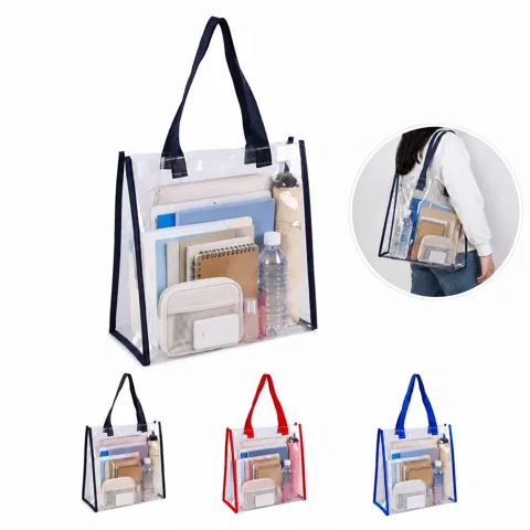 Clear PVC Gift Bags with Drawstring for Party Favors 2