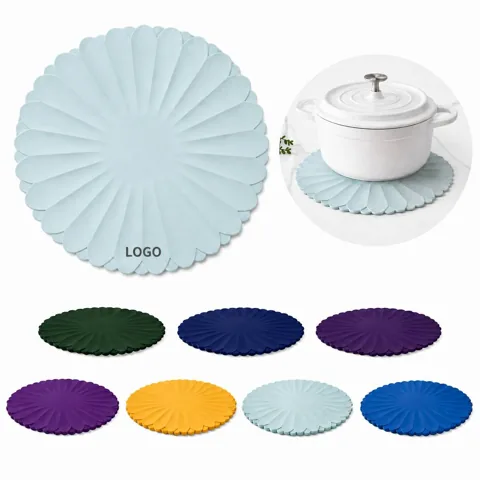 Flower Silicone Placemat, Heat Resistant Table Mat,