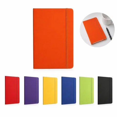 Waterproof PU Leather A5 Lined Hardcover Journal Notebook 2