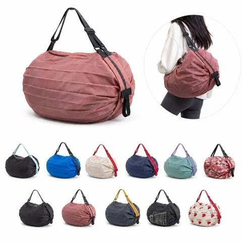 Foldable Oxford Duffel Bag with Detachable Shoulder Strap 2