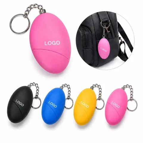 Personal Safety Alarm Keychain with LED Flashlight