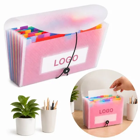 13-Pocket Accordion File Folder, Expandable Document