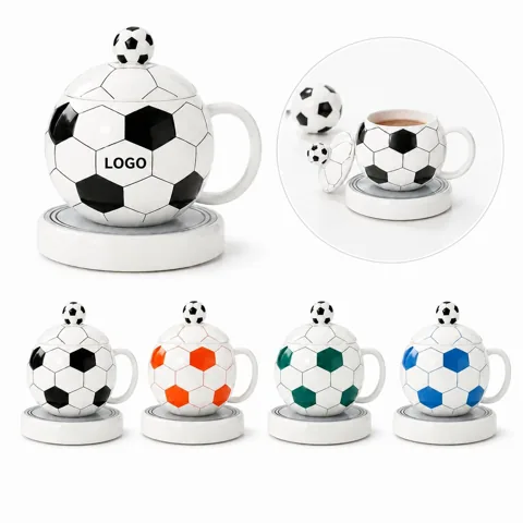 Football Design Ceramic Mug 14oz Coffee Tea Promotional Gift