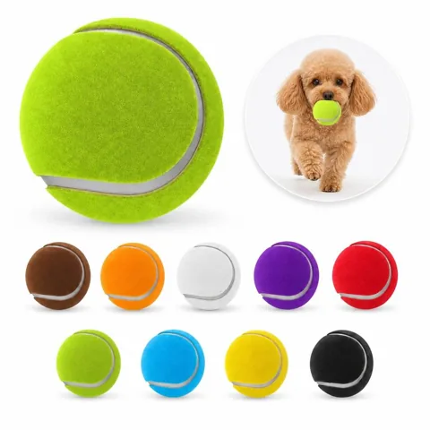 Durable Bouncy Pet Tennis Ball for Fetch, Chew & Teeth 2