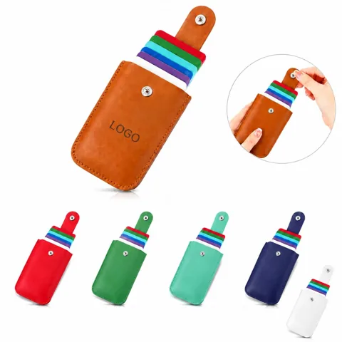 PU Leather Card Case with Multiple Slots for Cards and Cash 1