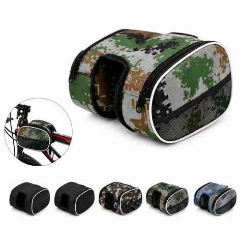 Camouflage Waterproof Top Tube Bike Bag for Road & Mountain 2