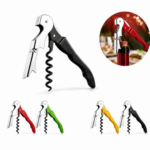 Stainless Steel Waiter Corkscrew with Foil Cutter and More 2
