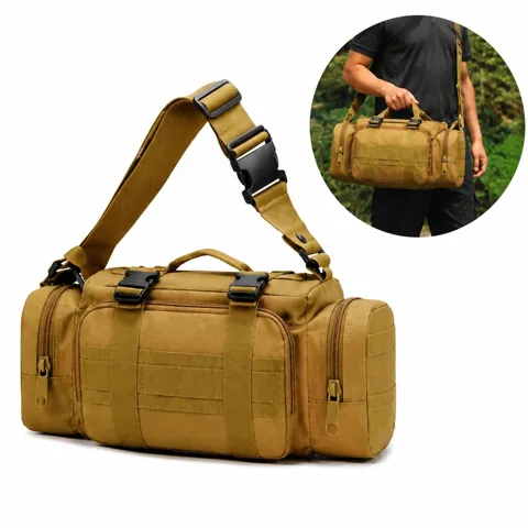 MOLLE Waterproof Crossbody Sling Bag for Travel and Outdoor 2