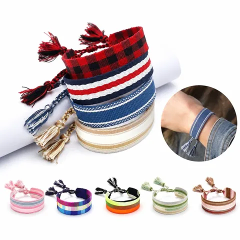 Handwoven Customizable Bracelet, Durable Thread Design 2