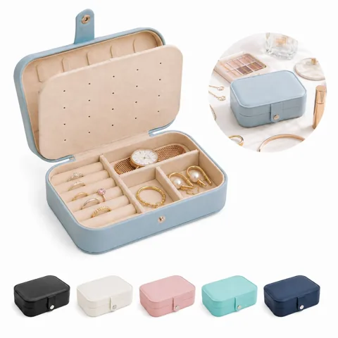 Double Layer Travel Jewelry Organizer Box for Bracelets 2