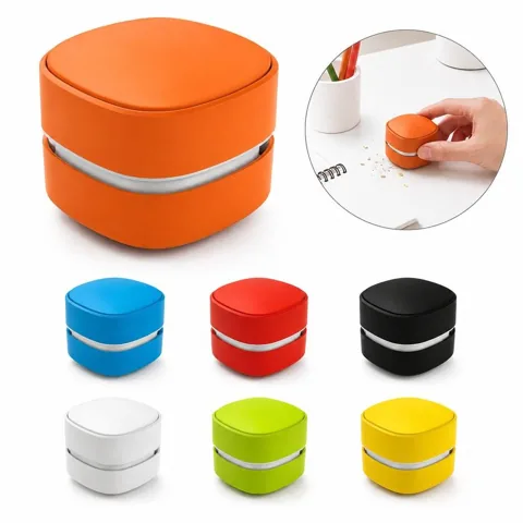 Mini Handheld Desk Vacuum with Brush for Keyboard and More 2