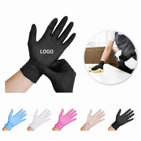 Textured Nitrile Exam Gloves, Powder-Free, Single-Use