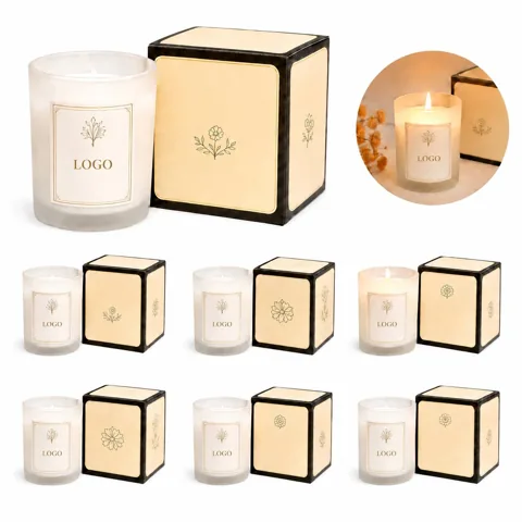 Natural Soy Wax 3-Wick Aromatherapy Candle Set for Stress