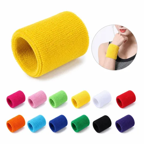 Moisture-Wicking Sports Towel Wristband for Sweat Control 2
